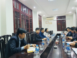 Lãnh đạo Trường Đại học Thương Mại về kiểm tra điều kiện học tập và sinh hoạt của của sinh viên tại cơ sở Hà Nam học kì 2 năm học 2022-2023.