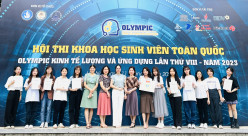 Sinh viên Khoa Kinh tế giành giải thưởng tại Hội thi Khoa học sinh viên toàn quốc Olympic Kinh tế lượng và ứng dụng lần thứ VIII- Năm 2023