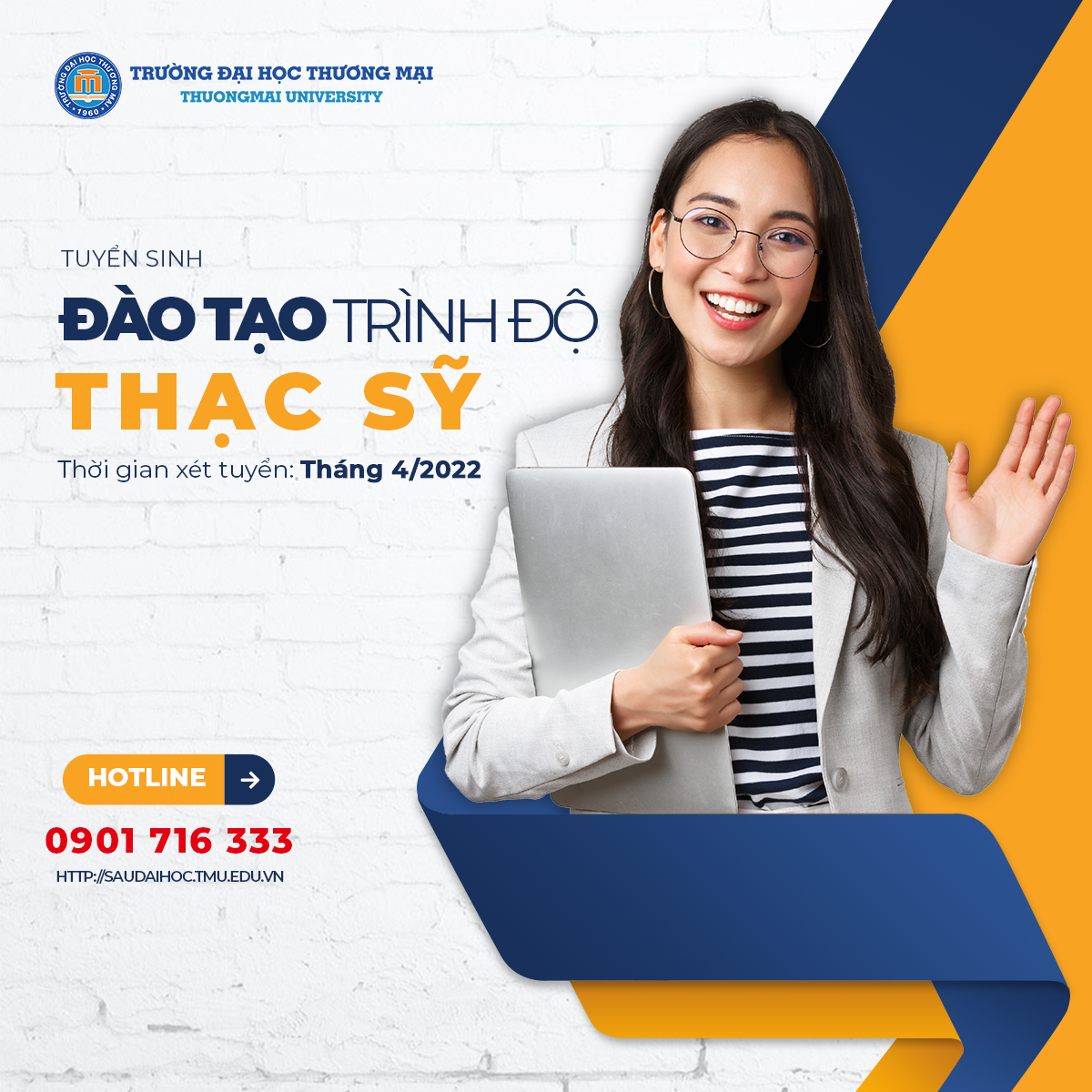 TUYỂN SINH TRÌNH ĐỘ THẠC SĨ ĐỢT 1 THÁNG 4 NĂM 2022